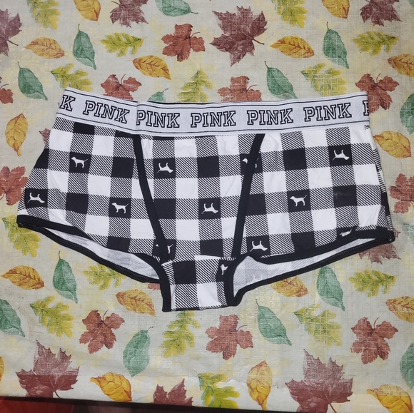 PINK Victoria's Secret Other - Victoria Secret Pink Dog Logo Boyshort / Boxer Panty size Large